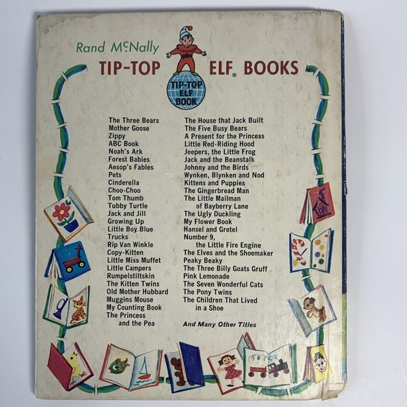 Muggins Takes Off Tip-Top Elf Book Rand McNally 1964 Vintage Children’s Book - Picture 4 of 4